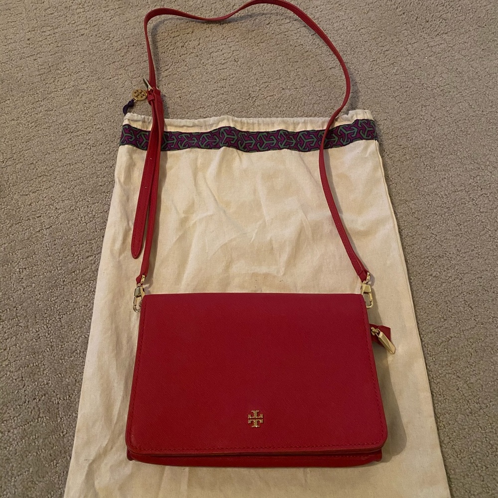 Tory Burch Red Crossbody Bag
